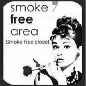 Smoke free closet !
